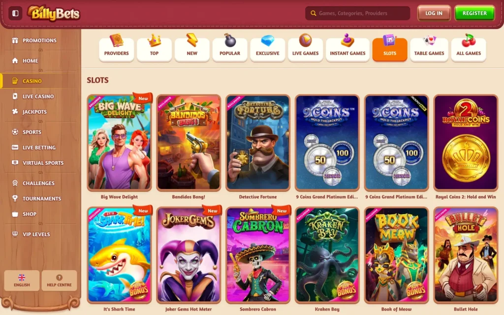 BillyBets: Slots