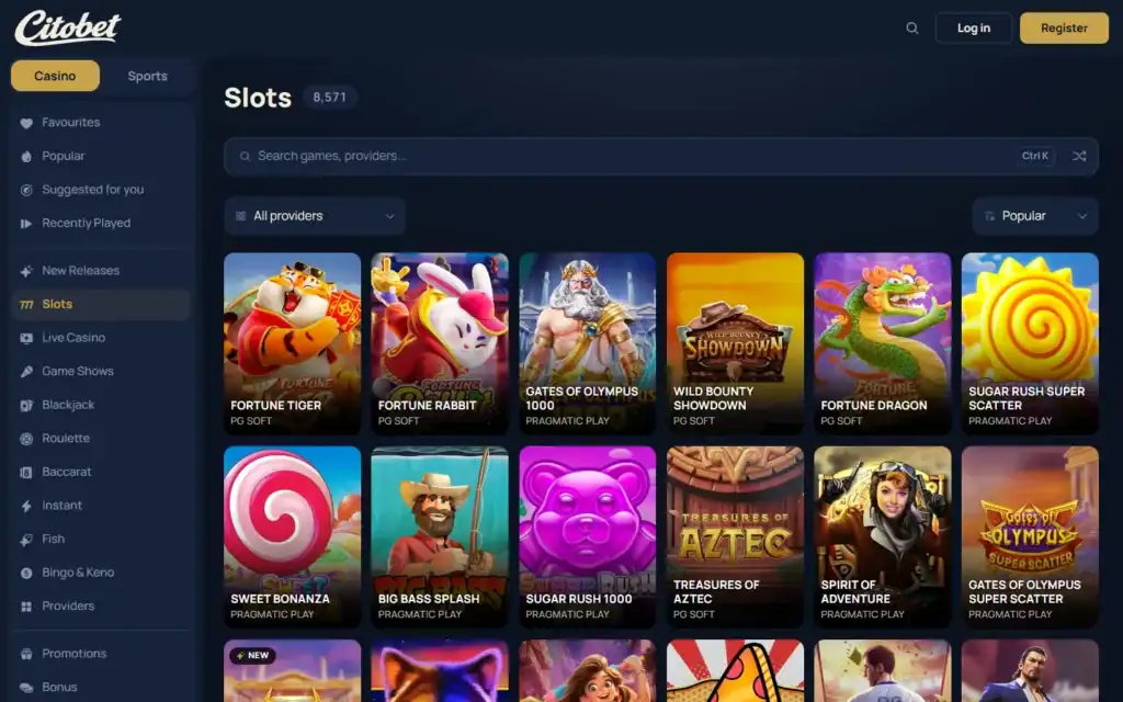 Citobet Casino: Slots