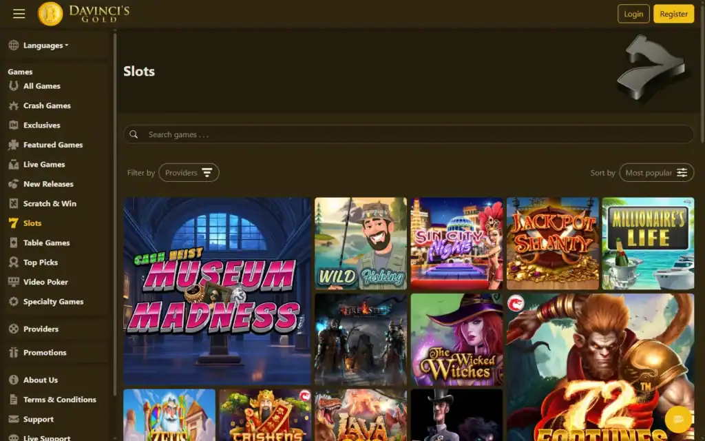 DaVinci's Gold: Slots