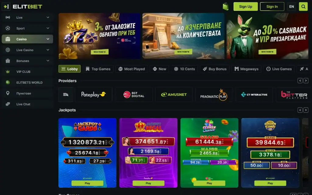 Elitbet Casino: Slots