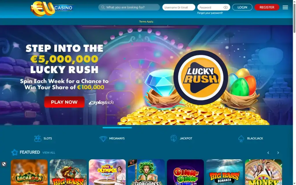 EUcasino: Homepage