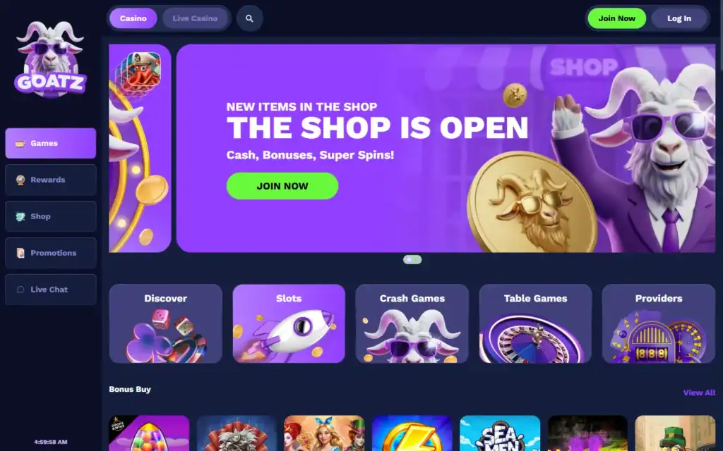 Goatz Casino: Slots