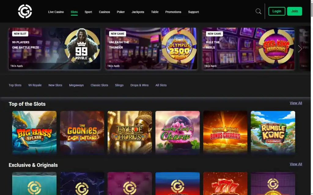 Grosvenor Casino: Slots