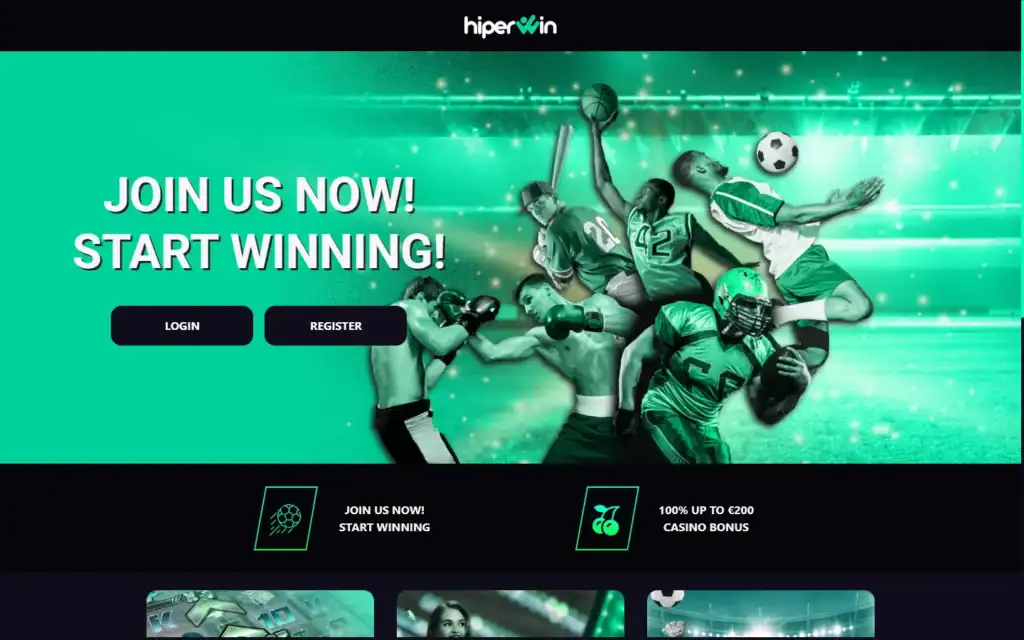 Hiperwin Casino: Homepage