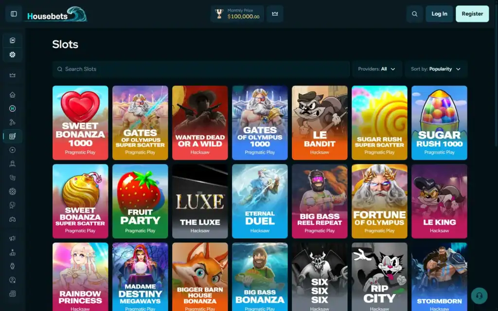 Housebets Casino: Slots