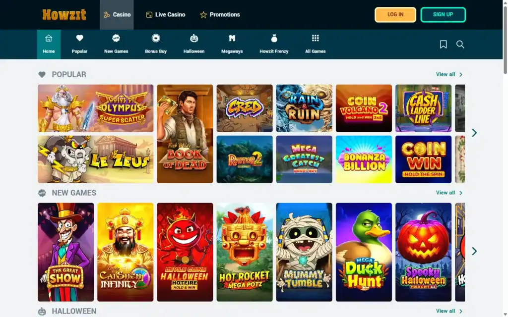 Howzit Casino: Slots