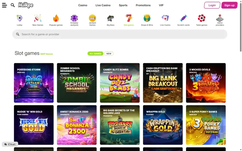 Huikee Casino: Slots