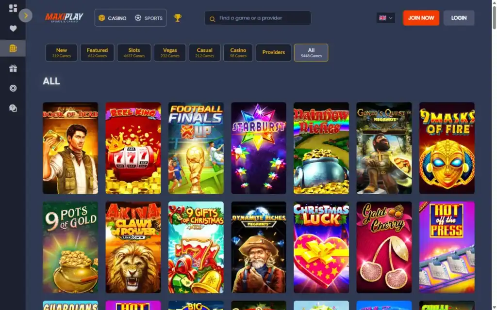 MaxiPlay Casino (MaxiPlay): Slots