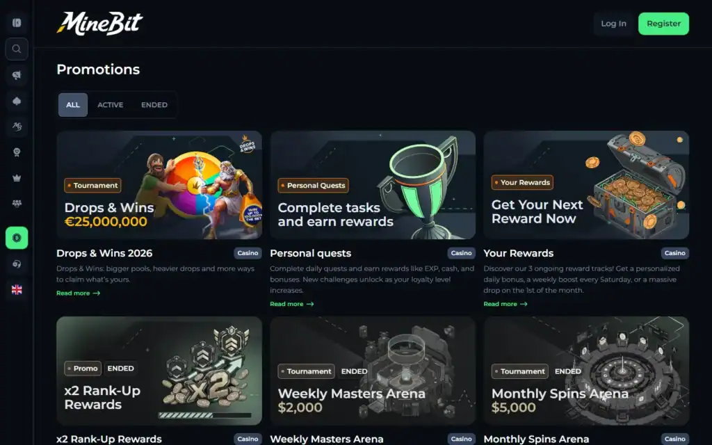 Minebit Casino: Bonus