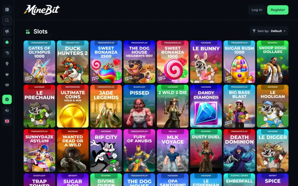 Minebit Casino: Slots