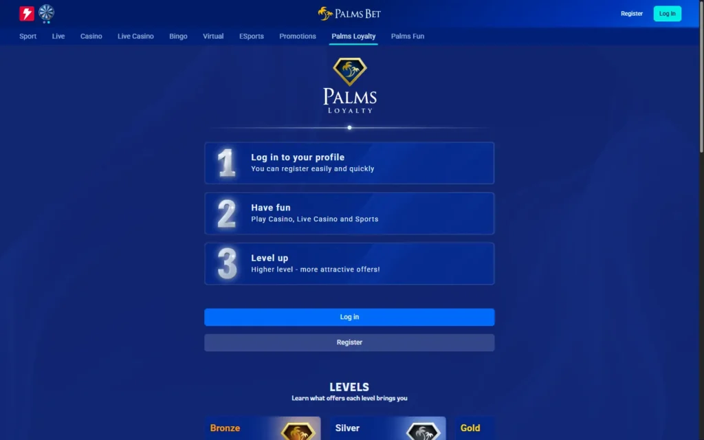Palms Bet Casino: VIP