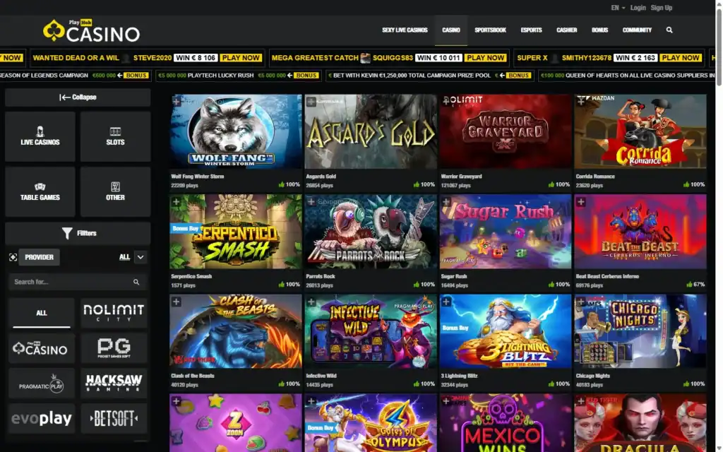 Playhub Casino: Slots