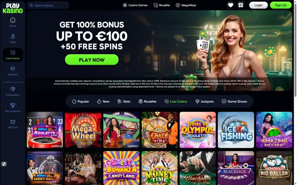 PlayKasino: Live Casino