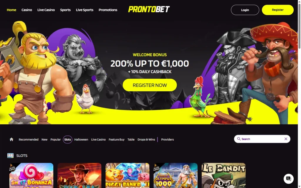 Prontobet Casino: Slots