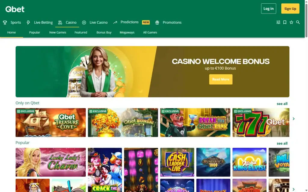 Qbet Casino: Slots