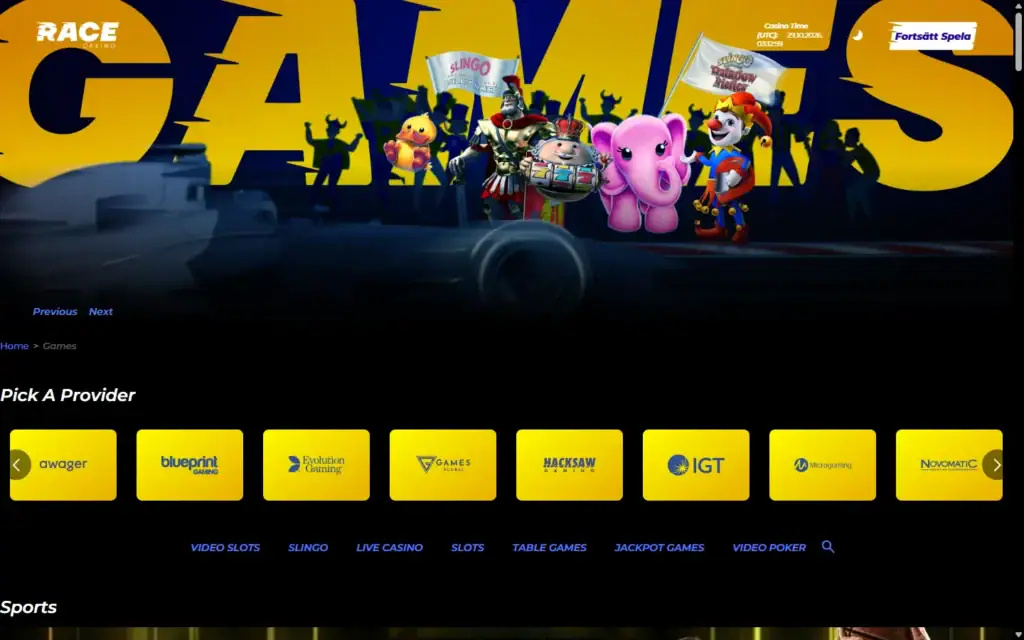 Race Casino: Slots