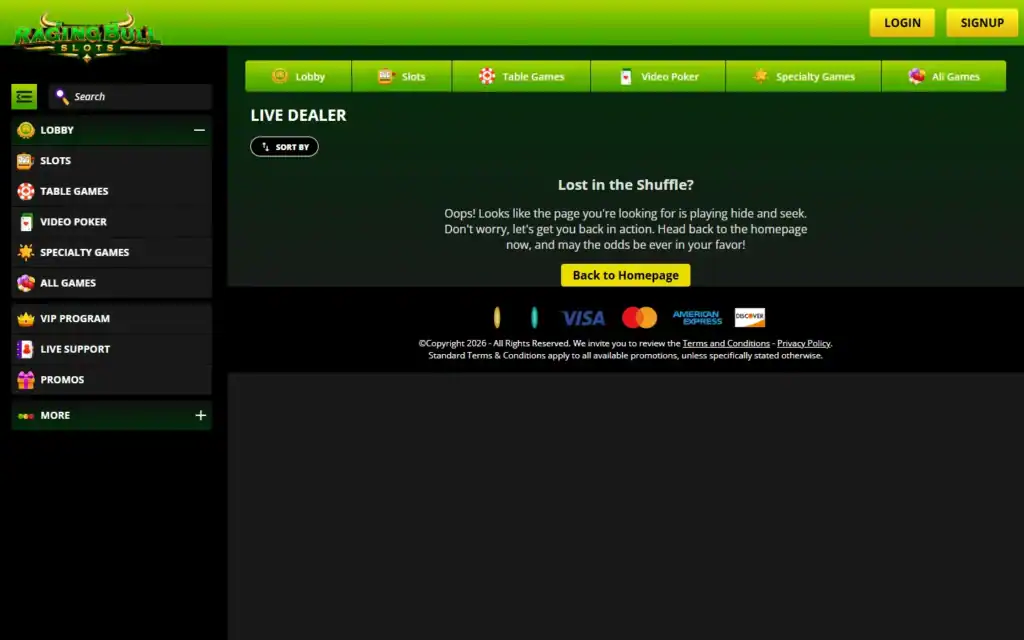 Raging Bull Slots: Live Casino
