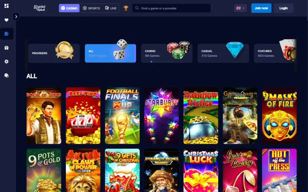 RainBetSplash: Slots