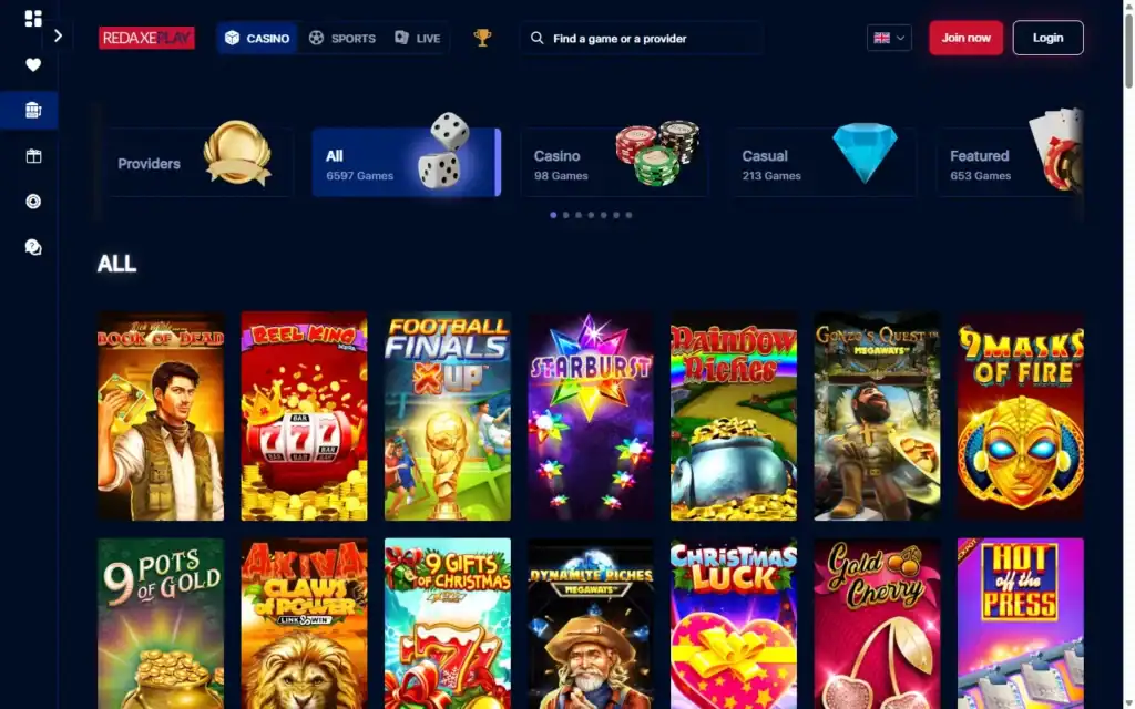 RedAxePlay: Slots