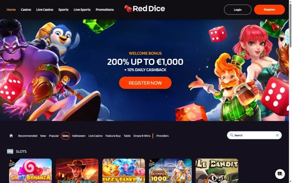 Reddice Com Casino: Slots