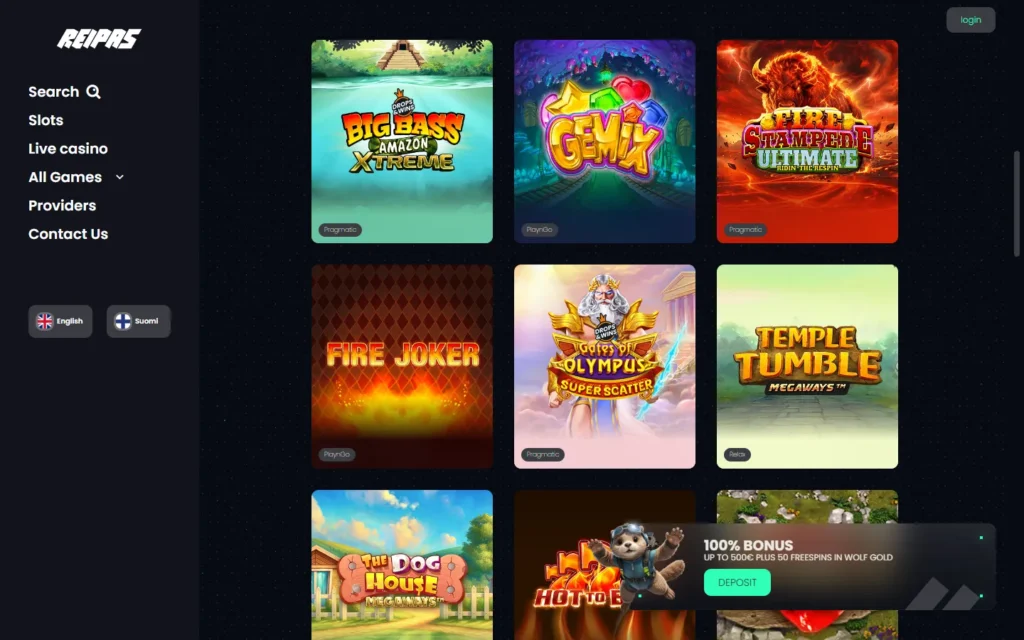 Reipas Casino: Slots