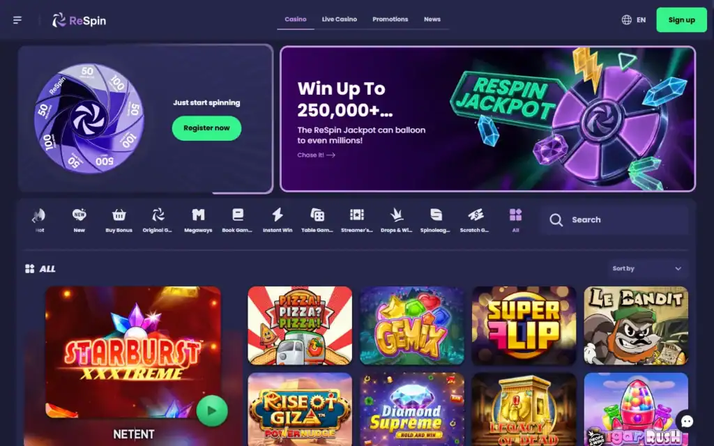 ReSpin: Slots
