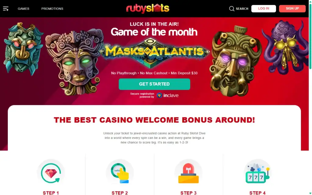 Ruby Slots Casino: Bonus
