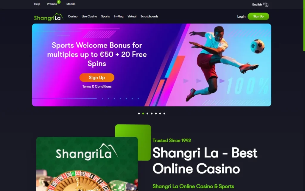 Shangri La Casino: Homepage