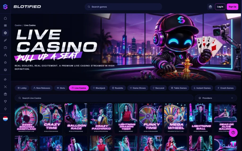 Slotified Casino: Live Casino