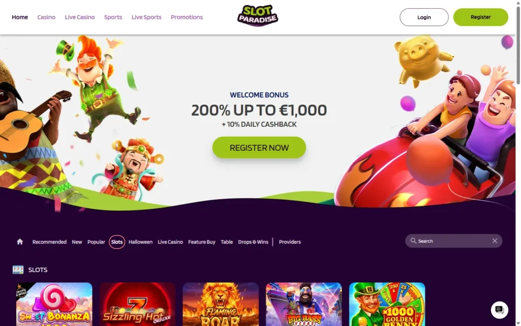 Slotparadise Casino: Slots
