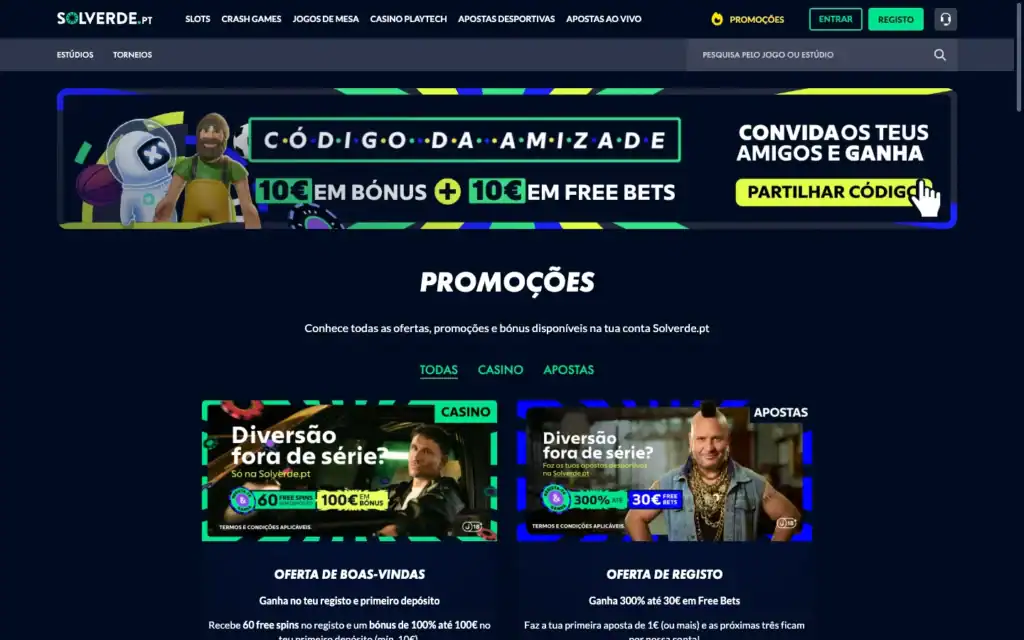 Solverde.pt Casino: Bonus