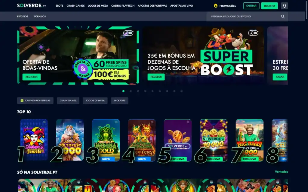 Solverde.pt Casino: Homepage