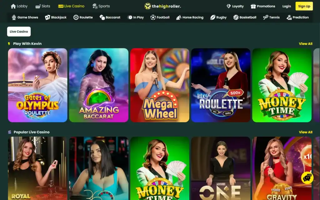 TheHighRoller: Live Casino