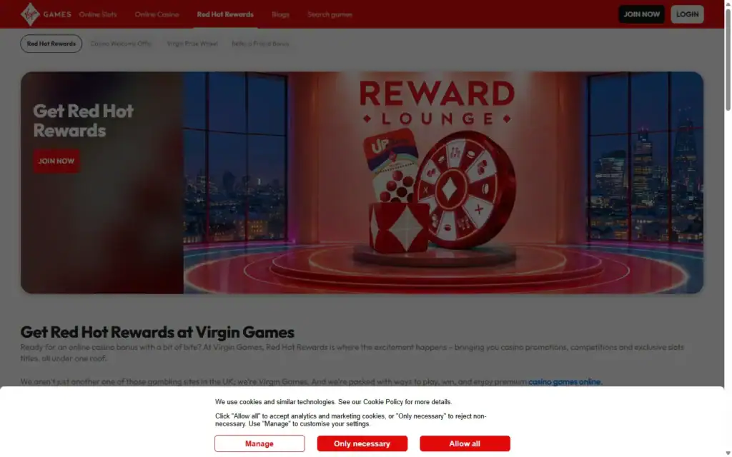 Virgin Games Casino: Bonus