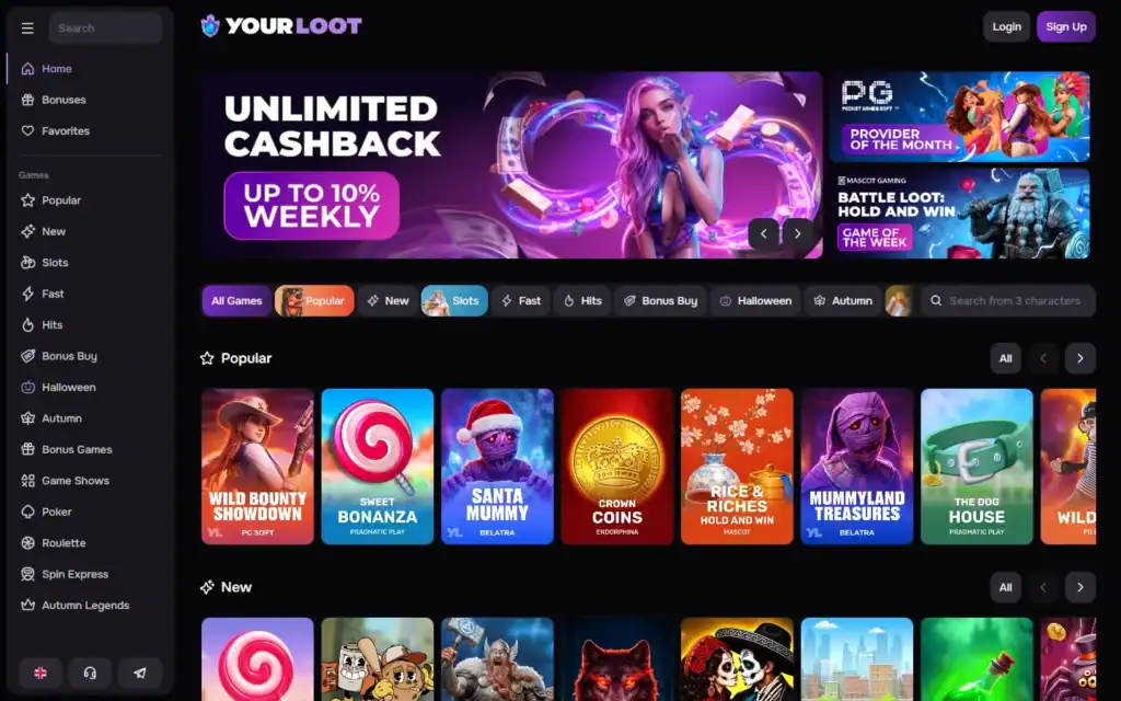 Your Loot (YourLoot.io): Homepage