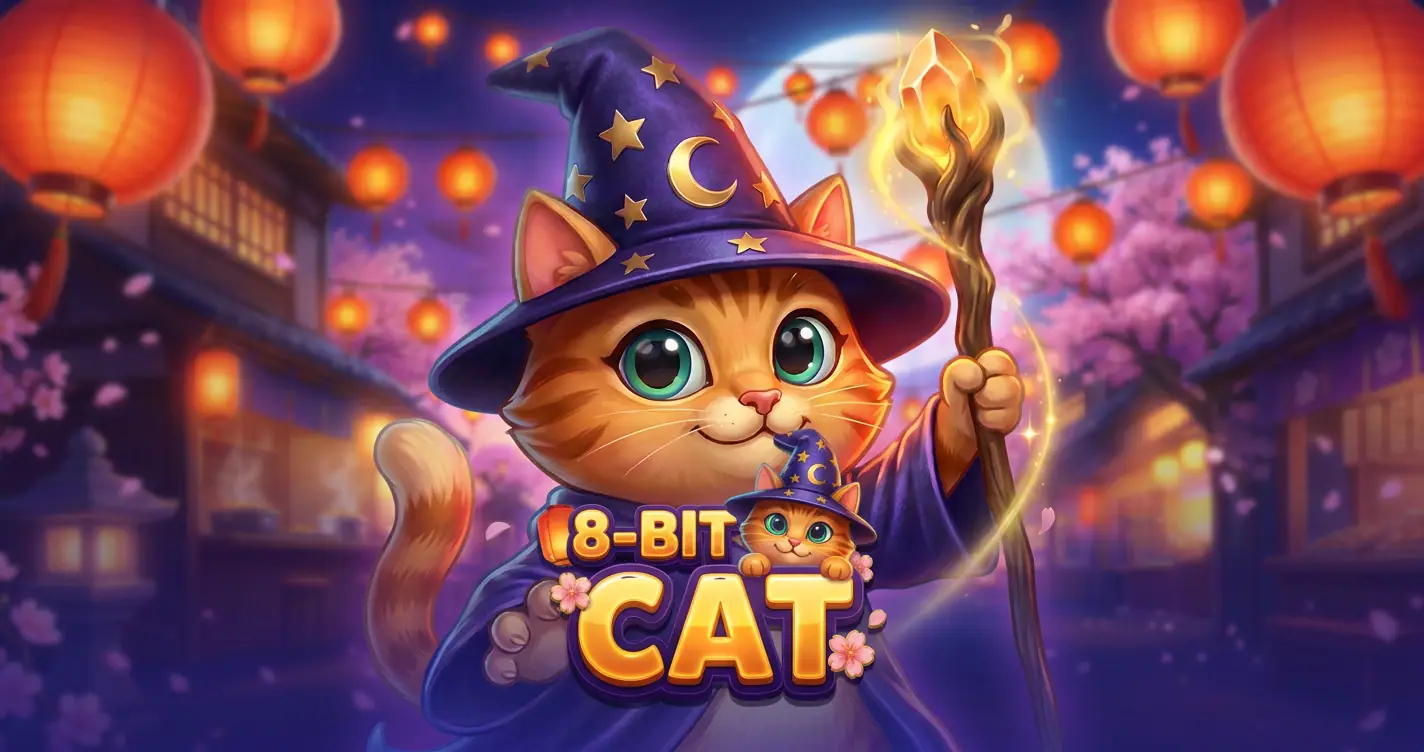 8-Bit Cat Slot Demo by Bubi Studios slot cover image