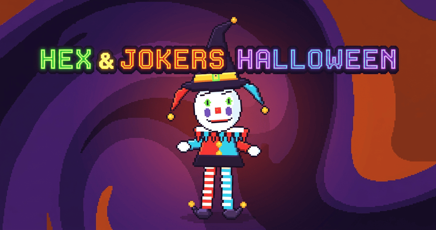 Hex & Jokers Halloween Slot Demo by Bubi Studios slot cover image
