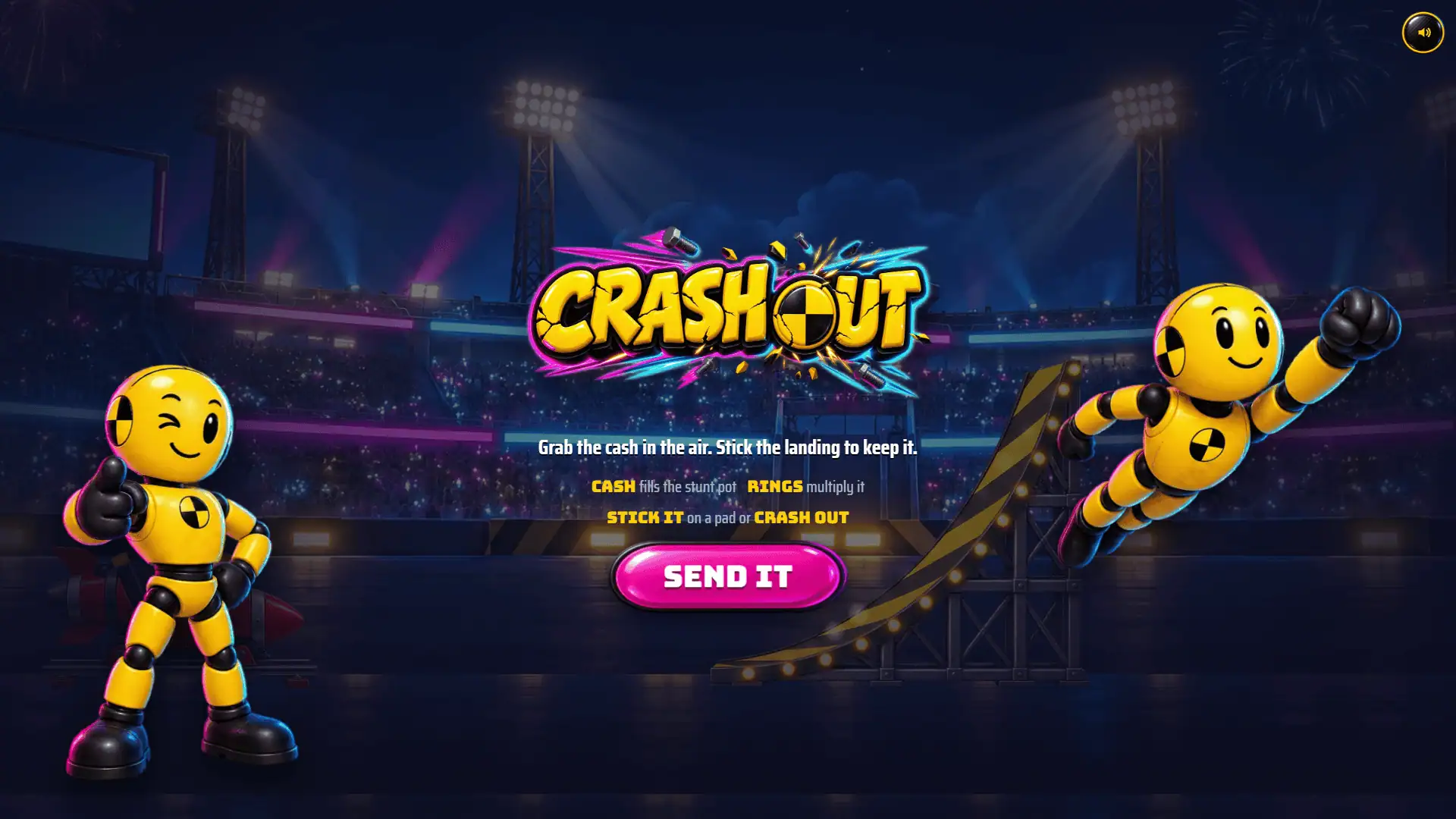 Crash Out slot intro screen