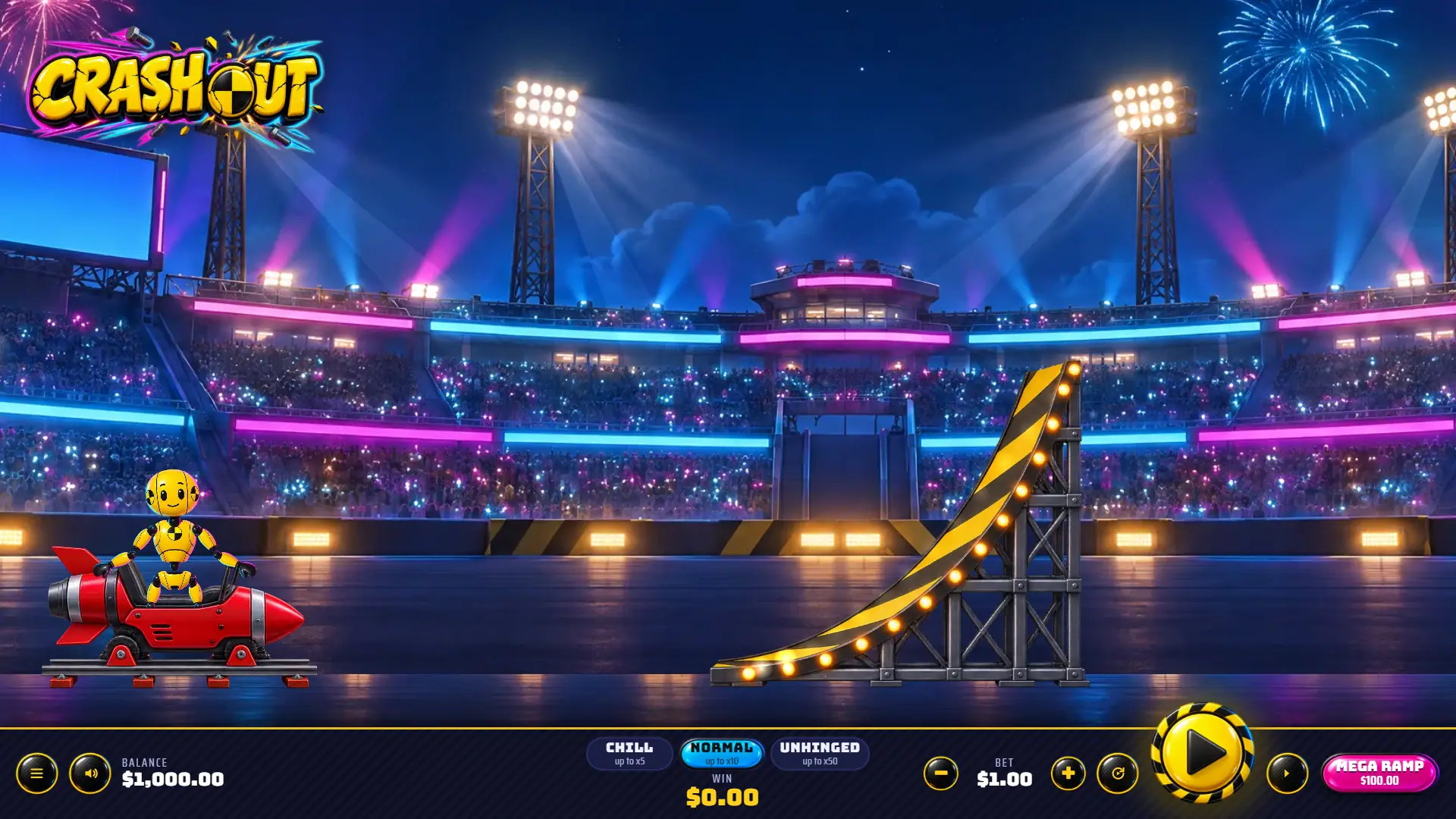 Crash Out slot gameplay reels