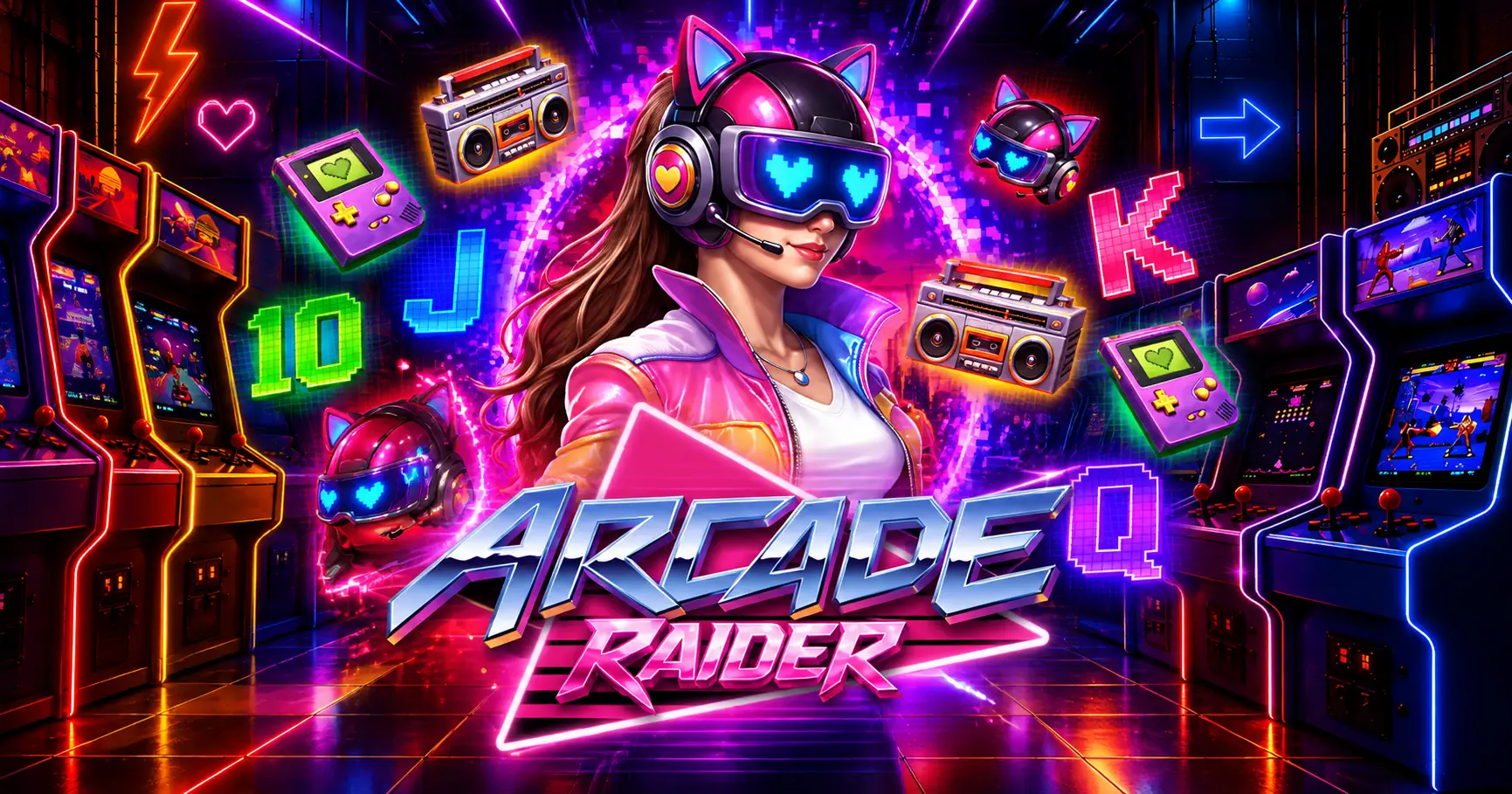Arcade Raider Slot Demo by Bullshark Games slot cover image