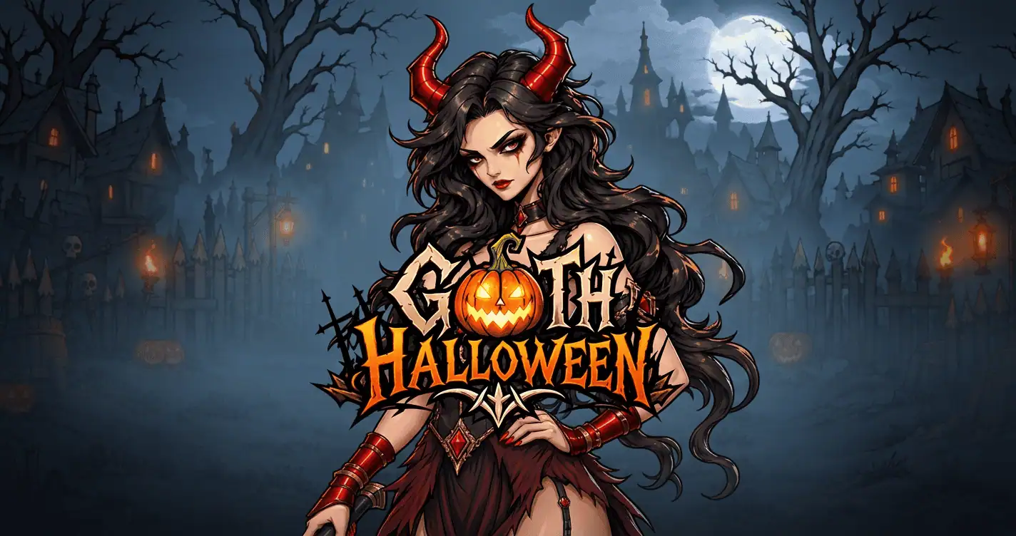 Goth Halloween Slot Demo by Bunnyboom slot cover image