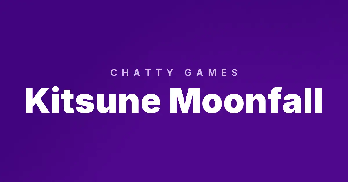 Kitsune Moonfall slot cover image