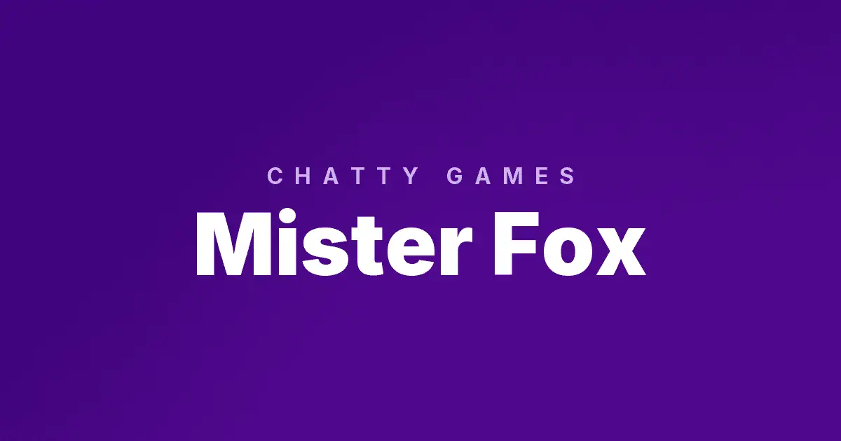 Mister Fox slot cover image