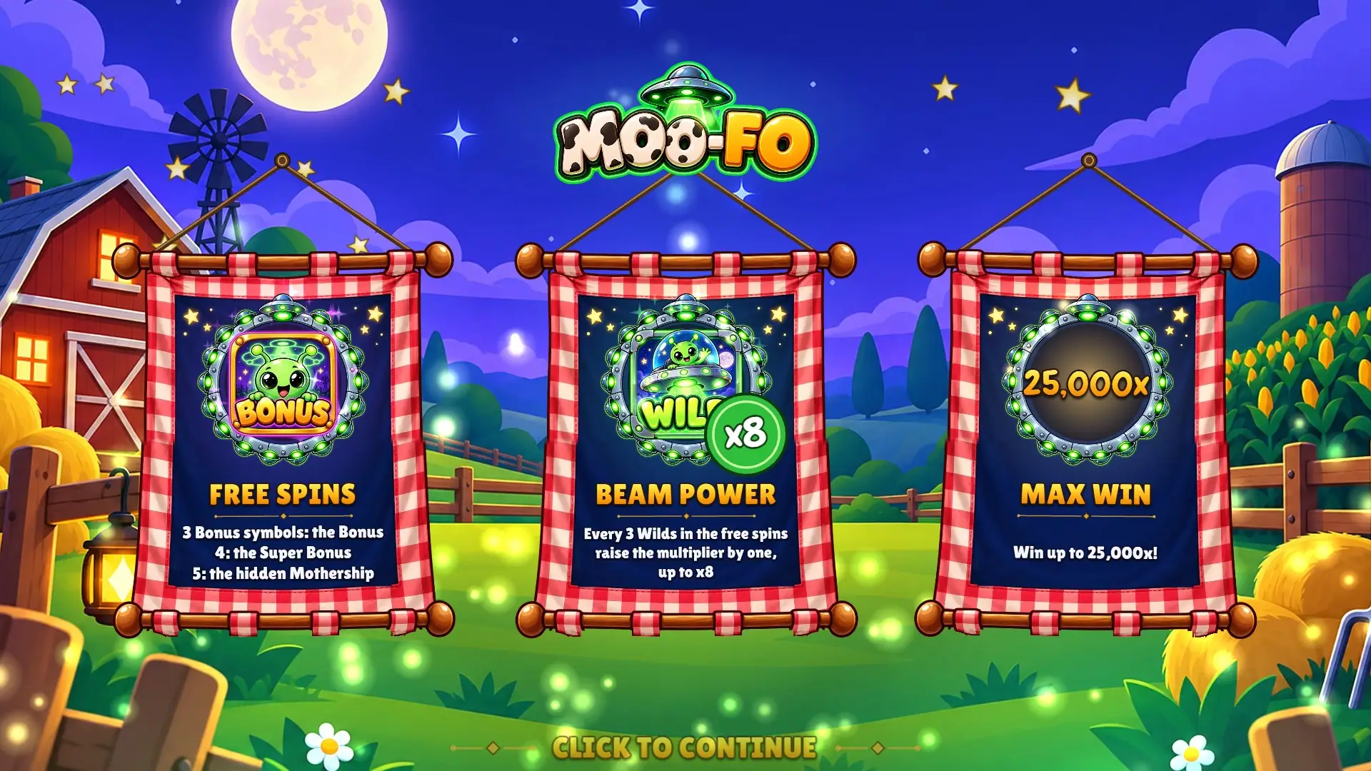 Moo-fo slot intro screen