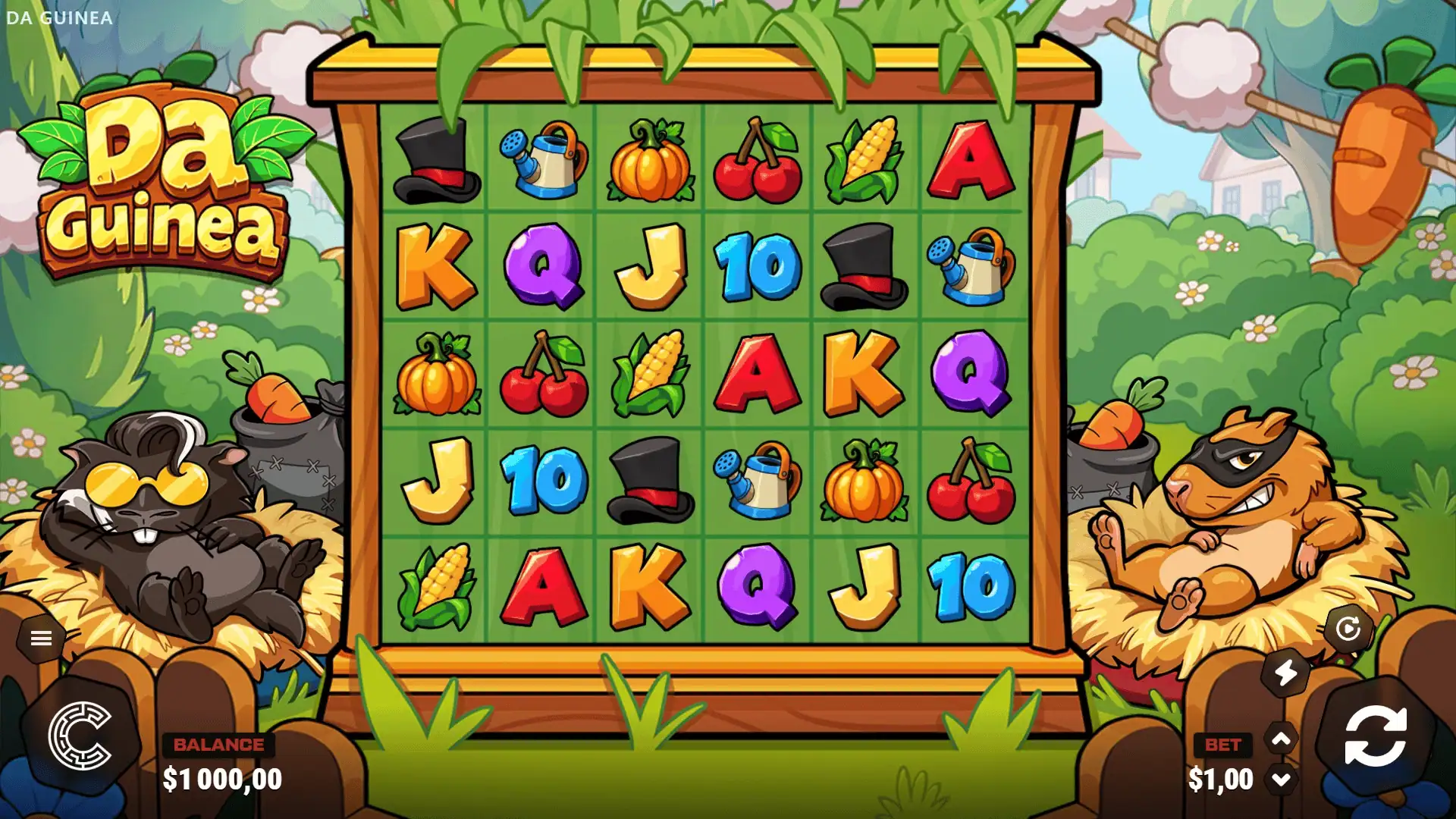 Da Guinea slot gameplay reels