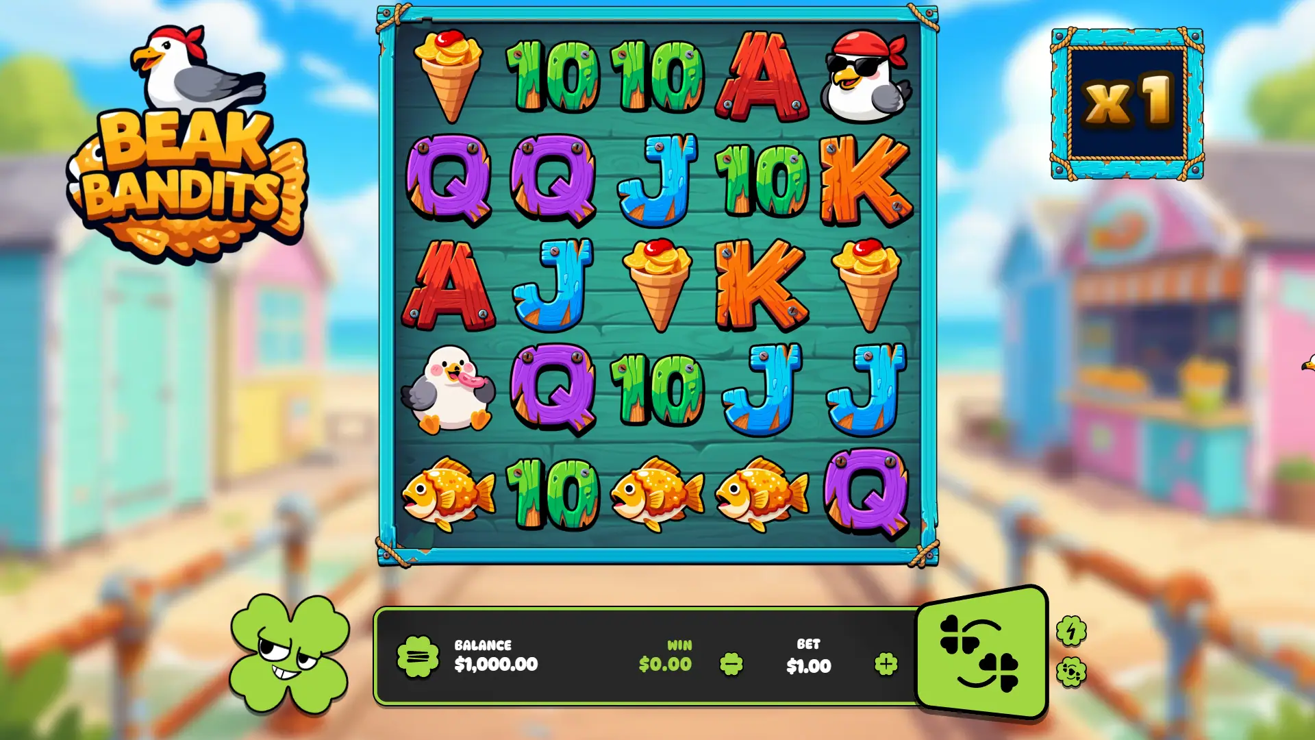Beak Bandits slot gameplay reels