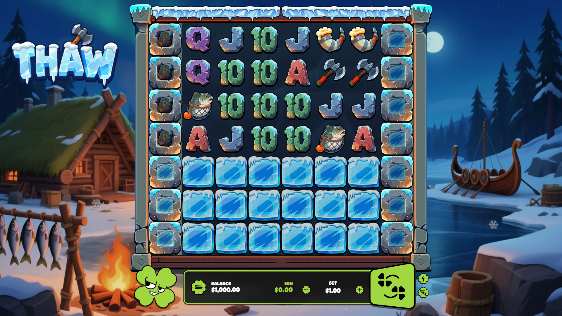 Thaw slot gameplay reels