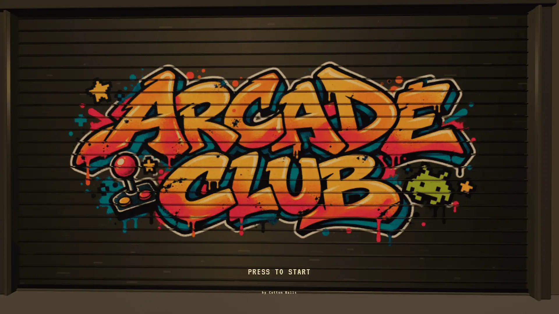 Arcade Club slot intro screen