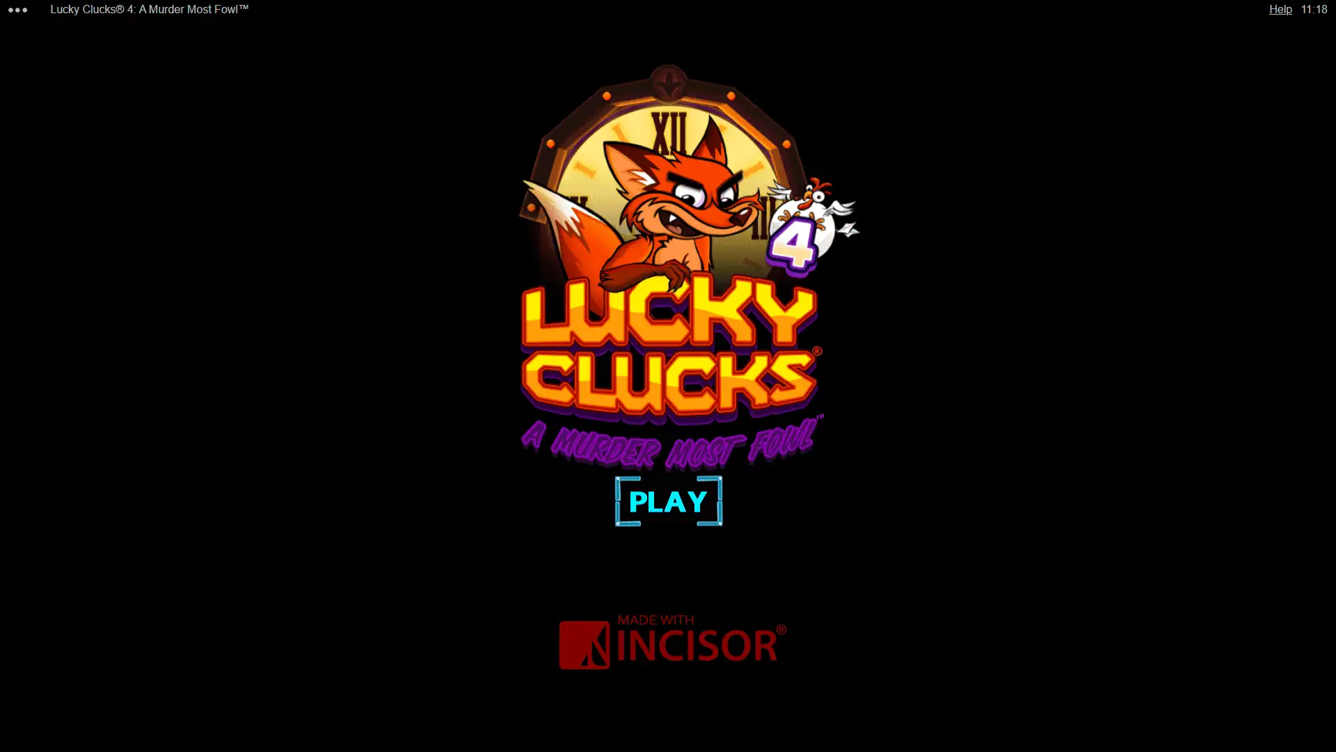 Lucky Clucks 4: A Murder Most Fowl slot intro screen