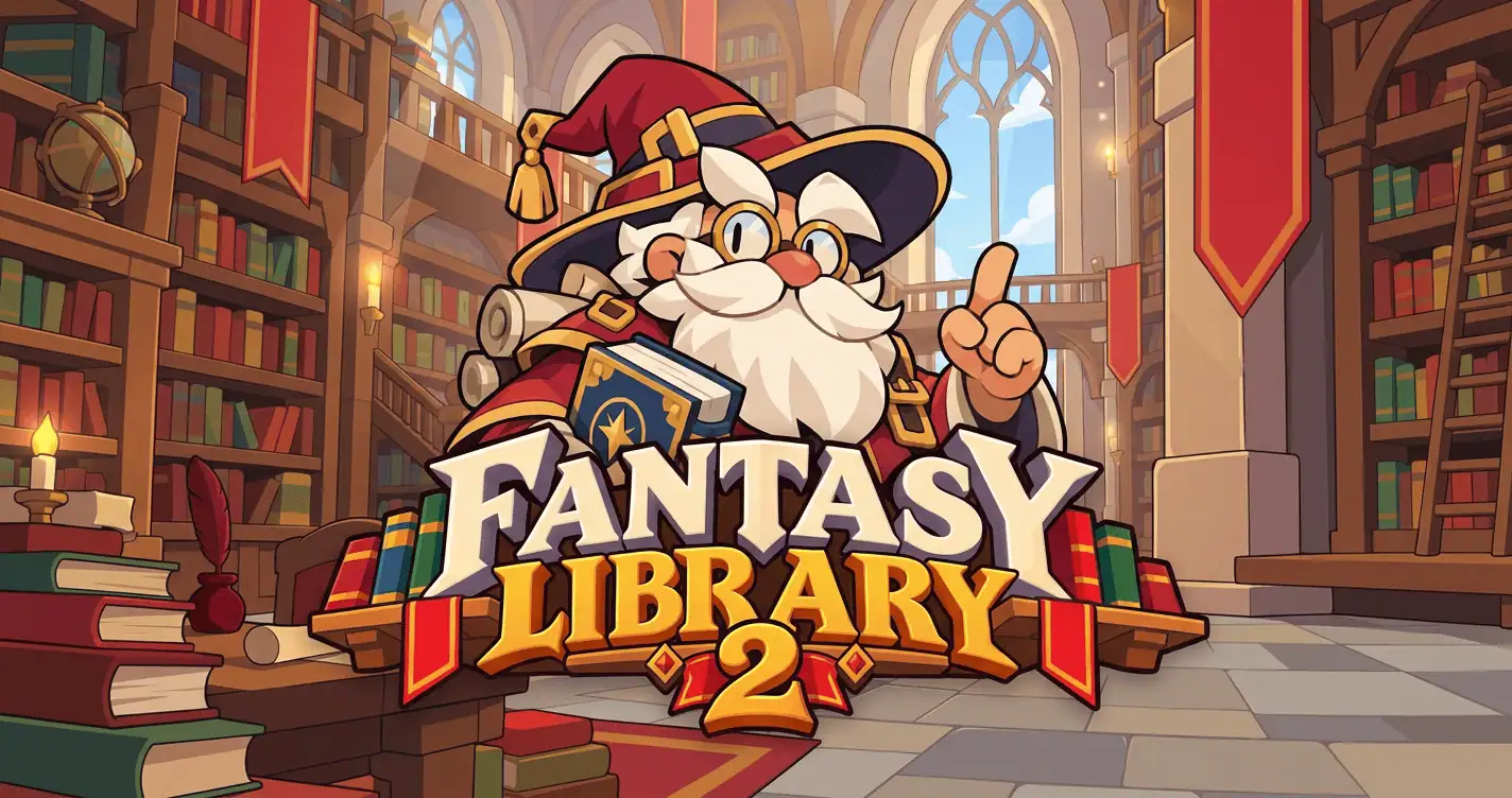Fantasy Library 2 Slot Demo by Crimson Clover slot cover image